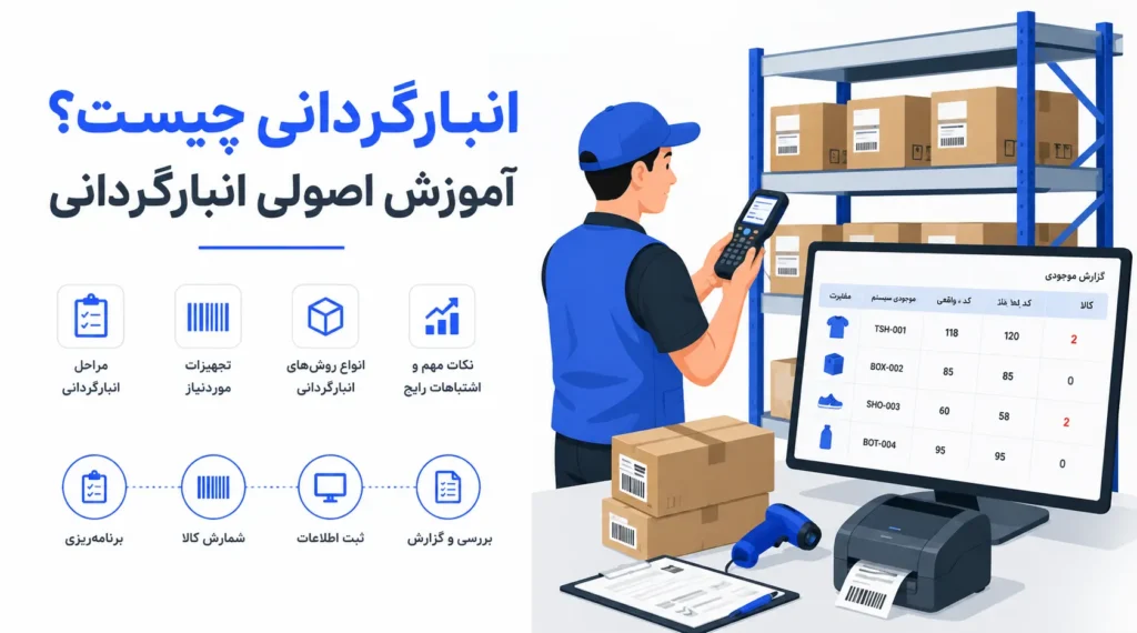انبارگردانی چیست؟ آموزش اصولی انبارگردانی
