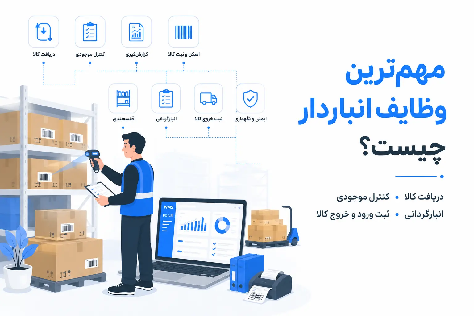 مهم_ترین وظایف انباردار چیست؟